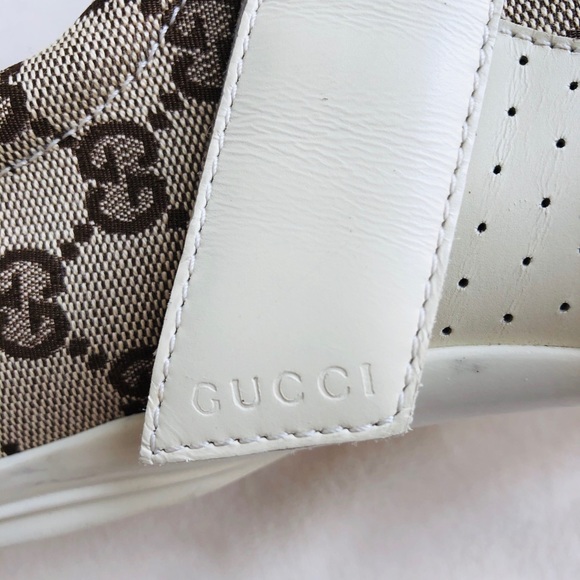 Gucci Velcro Monogram Sneakers - Picture 6 of 13